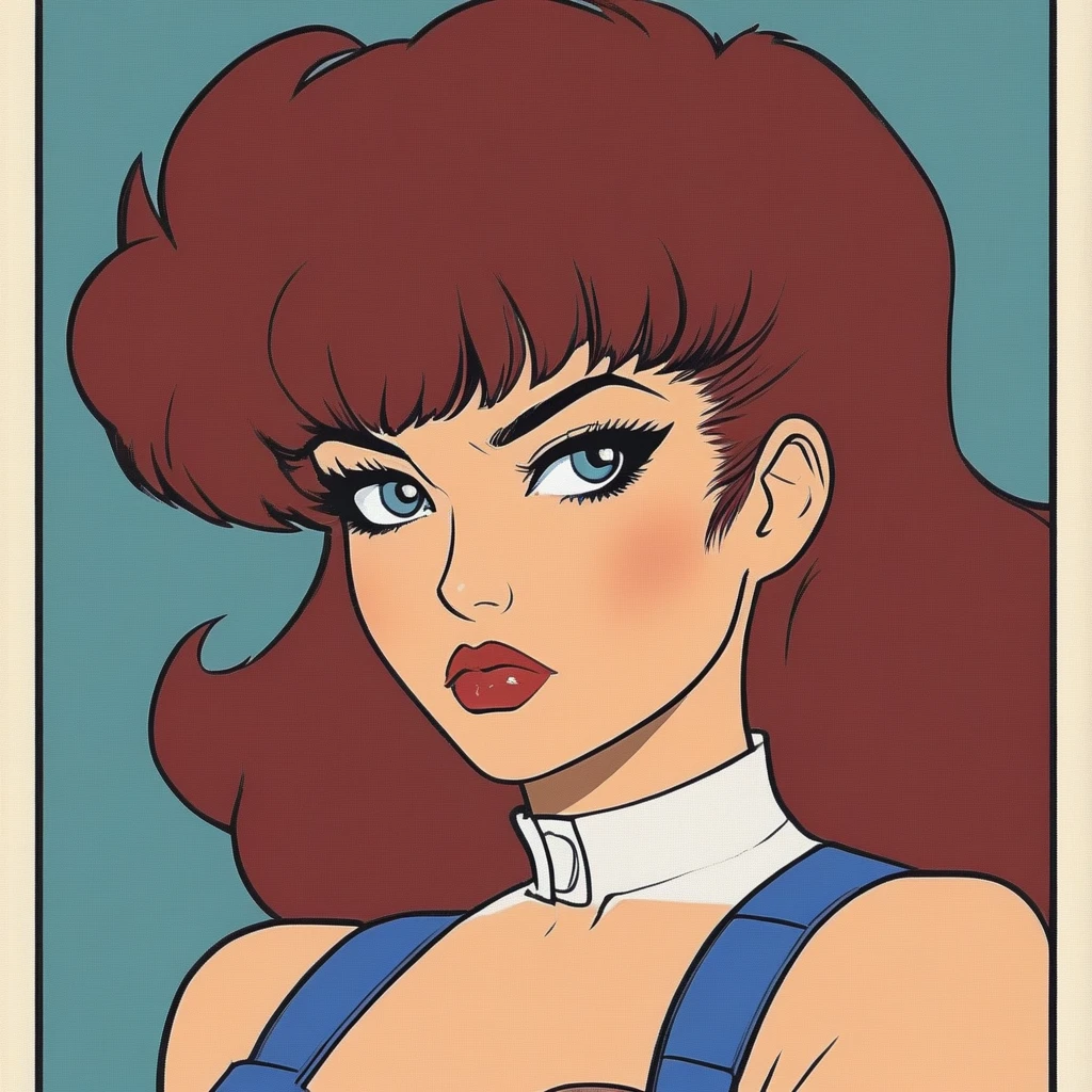 Retro Anime Flat Colors SDXL