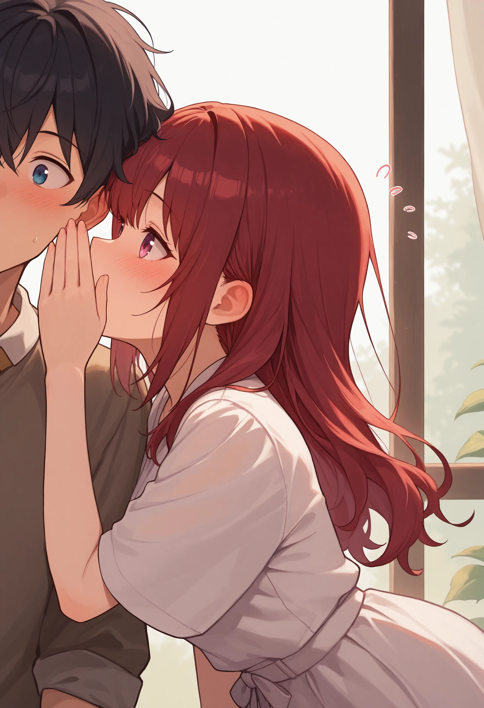 masterpiece, best quality, absurdres, safe
1girl, 1boy, whispering in ear, standing
<lora:whispering_in_ear_il_2_right_to_left:1>