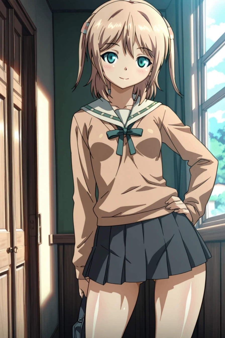 detailed background, shiny skin, posing, rating general, rating safe,
<lora:jelsis.il:1>,
jelsis,
chika,
clothed girl,
shirt, jacket, school uniform,