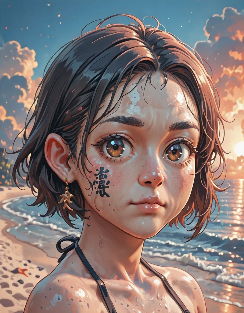 A little angel boy with exquisite facial features surrounded by many clouds at sunset seaside full body viewcountry of dreamsshooting stars milky waycolorful starclustersheadshotsvery obvious oil brush strokesimpressionist palette style, 32k uhd,beautiful booruold time color
cartoon--seed1616415152--ar3:4--s750--nit5--q2--v5 --auto