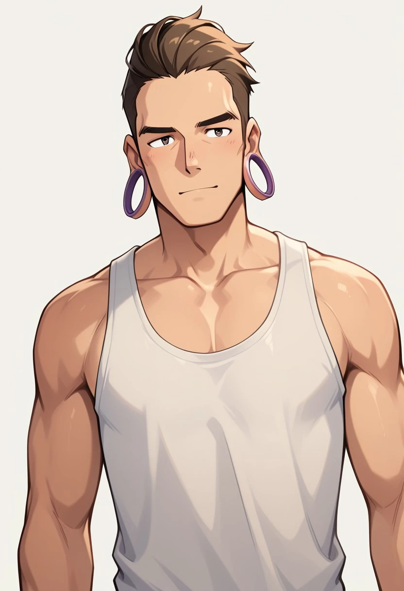 Ear tunnels/plugs — male V1