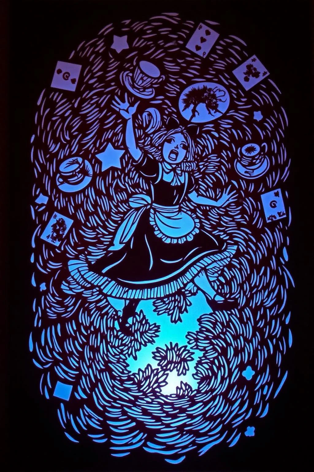 Rock Paper Scissors: Chinese Paper Cut Art Style