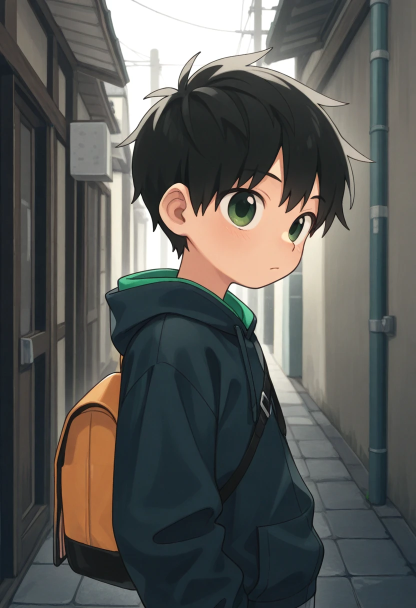 <lora:cutifiedanimecharacterdesign_variant_type_D_IL_v10:0.7>
1boy, type-d, black hair, green eyes