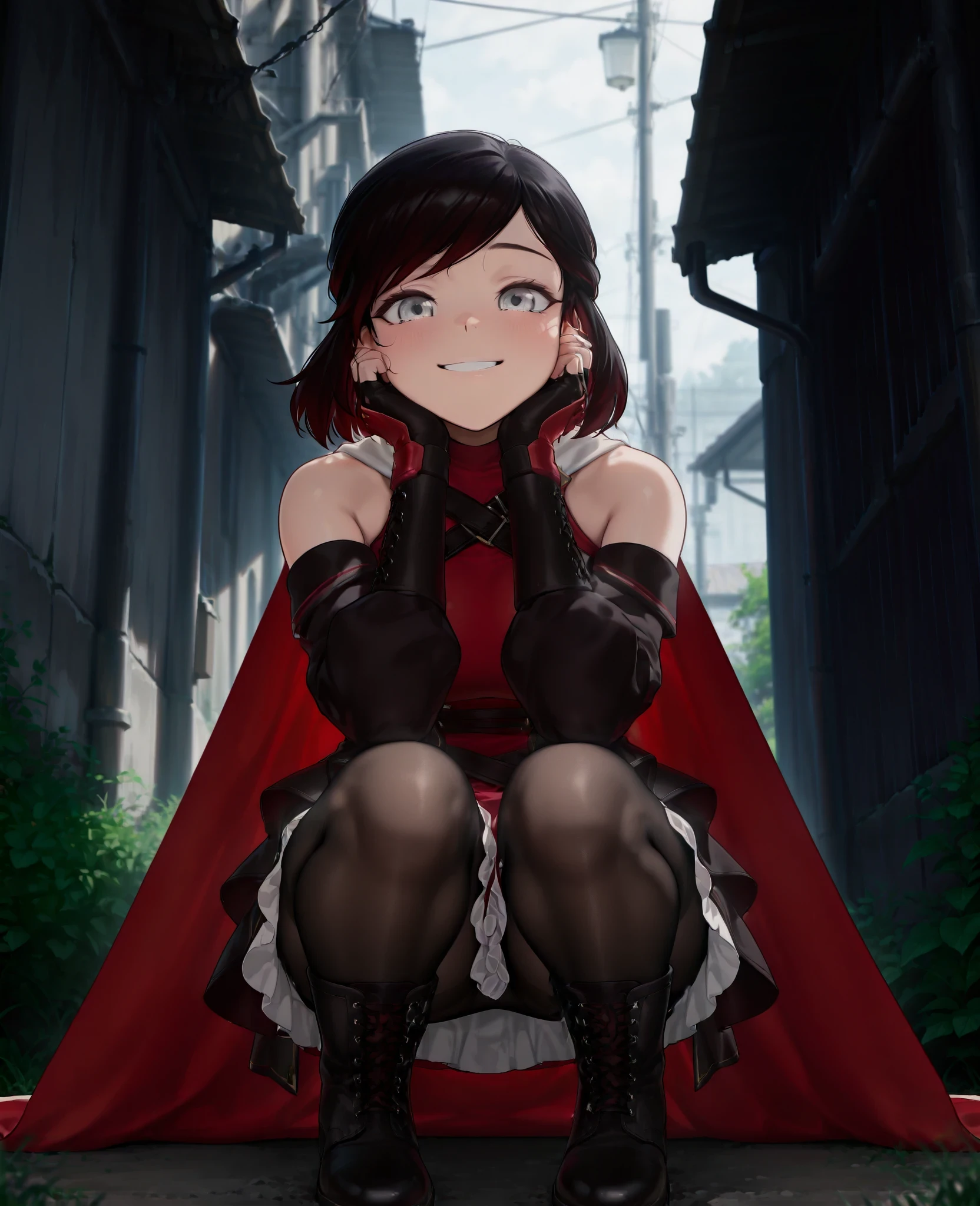 Summer Rose (RWBY) - 2 Outfits (SD 1.5 + PonyXL + Illustrious) Pony