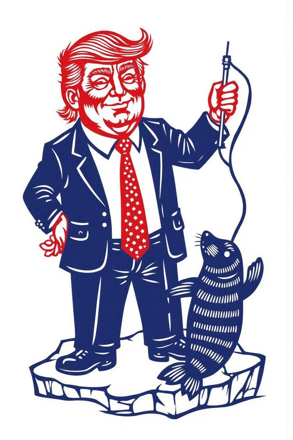 Rock Paper Scissors: Chinese Paper Cut Art Style