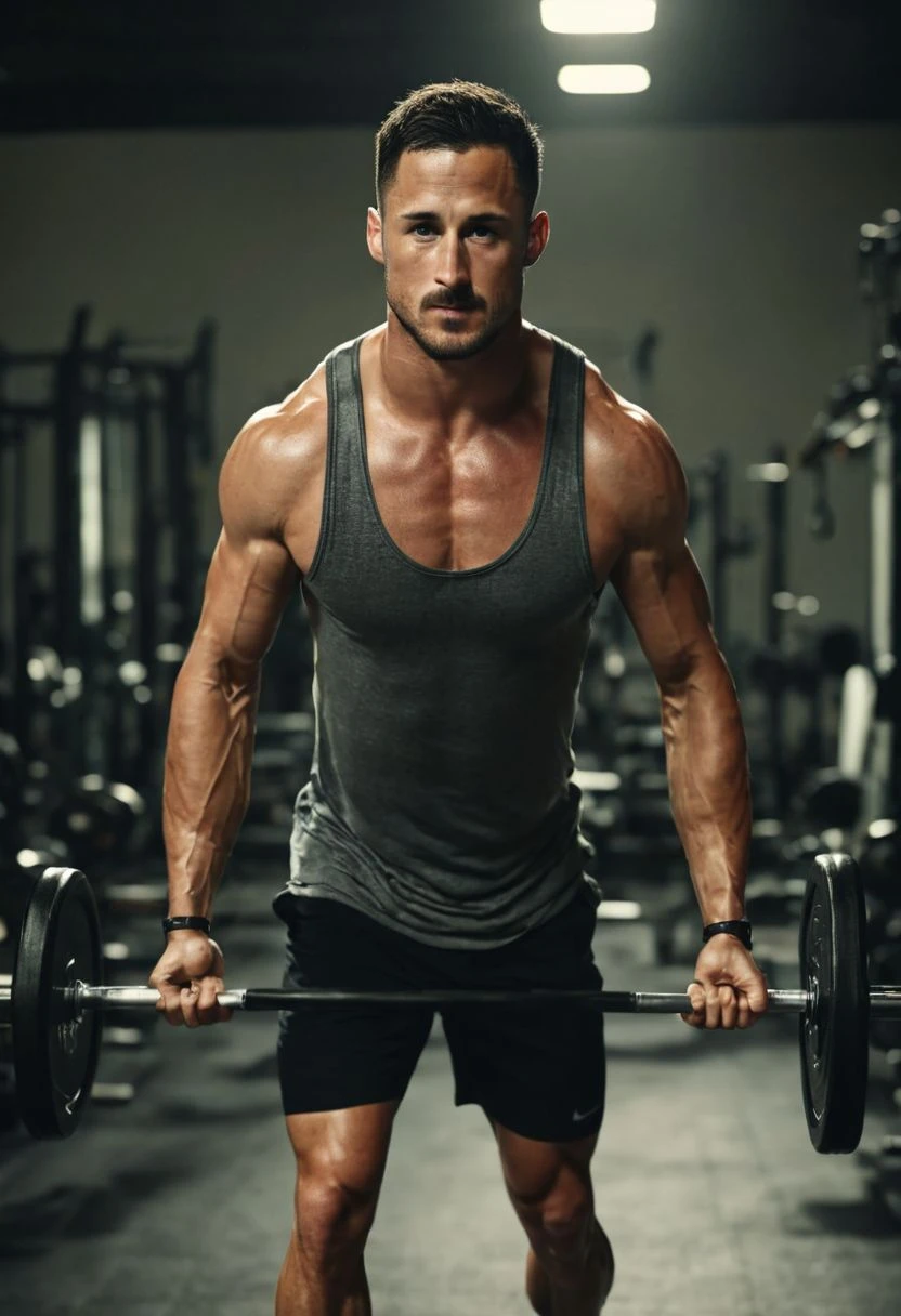 Chritiano Ronaldo in gym