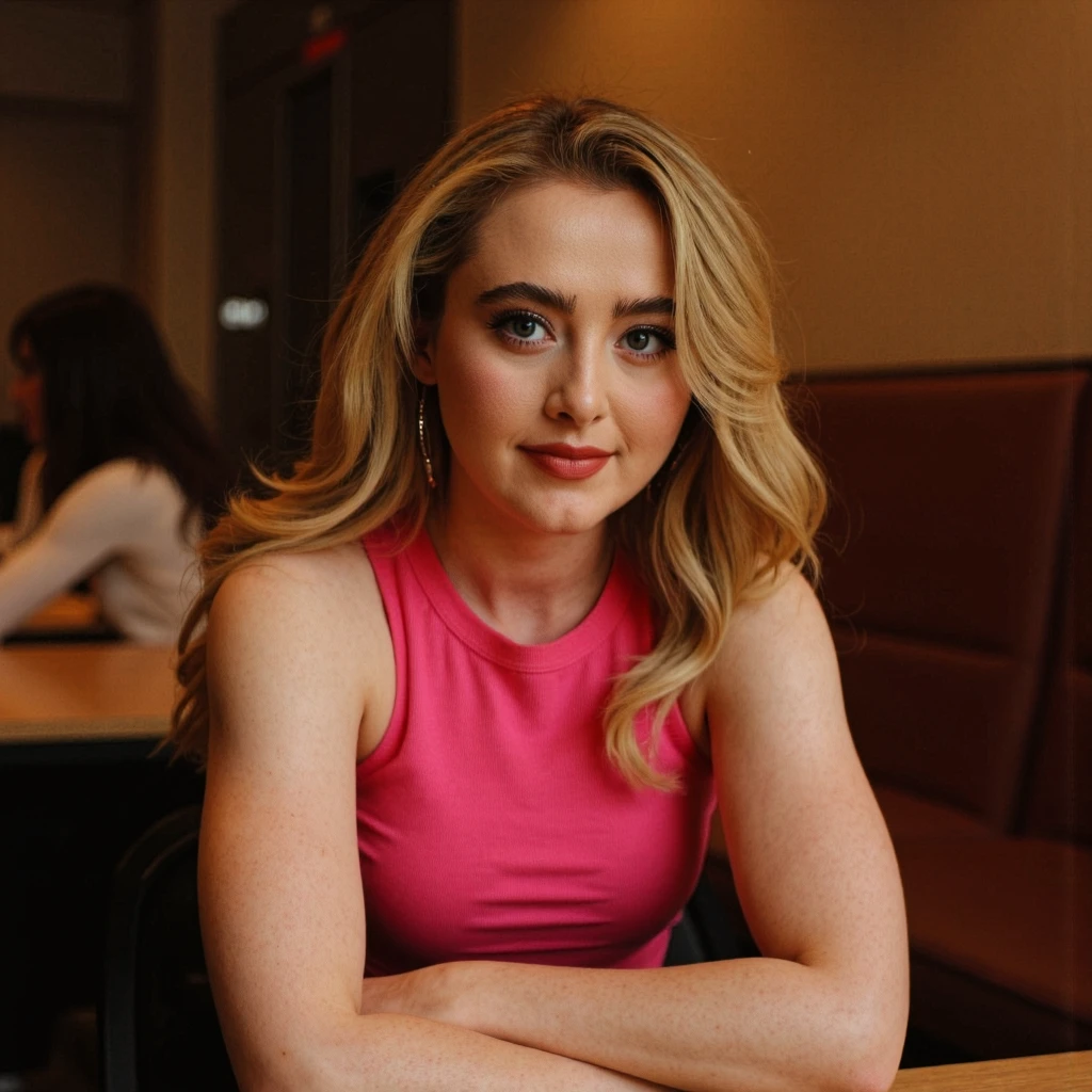 KateWinslet, photograph, Elite skinny Bantu Girl, Dense hair, Shaved sides hairstyle, [Lyrical:Spellbinding:7] Eyeliner, Kawaii Fitness Tracker, at Twilight, shallow depth of field, Ultra Detailed, film grain, Nikon Z9, 50mm,  <lora:KateWinslet,SDXL:1>