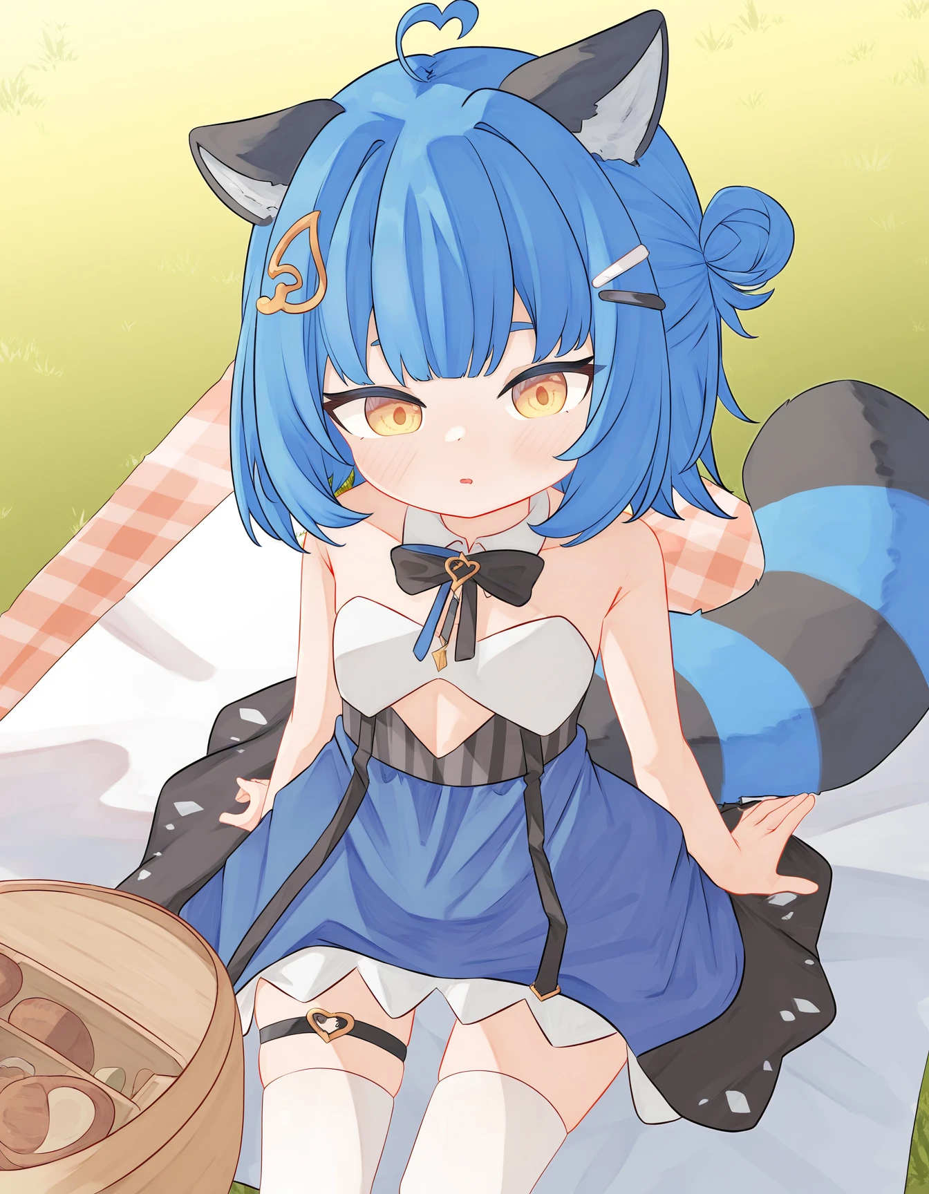 score_9,score_8_up,score_7_up, source_cartoon, source_furry, cat shota, cat tail, dark blue hair, hair over one eye, very long braid ponytail, furry, blush, looking at viewer, smile, 1boy, cat ears, furry male, white body fur, ((flower on hair, dark blue strapless fringed bandeau bikini)), blue eyes, blush, shy, navel, cheek tuft, facial tuft, uperbody, score_9,score_8_up,score_7_up, source_cartoon, source_furry, cat boy, cat tail, dark blue hair, hair over one eye, high long ponytail with volume,spike side hair, furry, blush, looking at viewer, sassy face, 1boy, cat ears, furry male, white body fur, ((flower on hair, dark blue strapless fringed bandeau bikini)), pov, cheek poking fellatio, (cheek bulge:1.2), [1boy:table:2], saliva, solo focus, head tilt, best quality, [penis:(((cucumber))):2], kitchen 