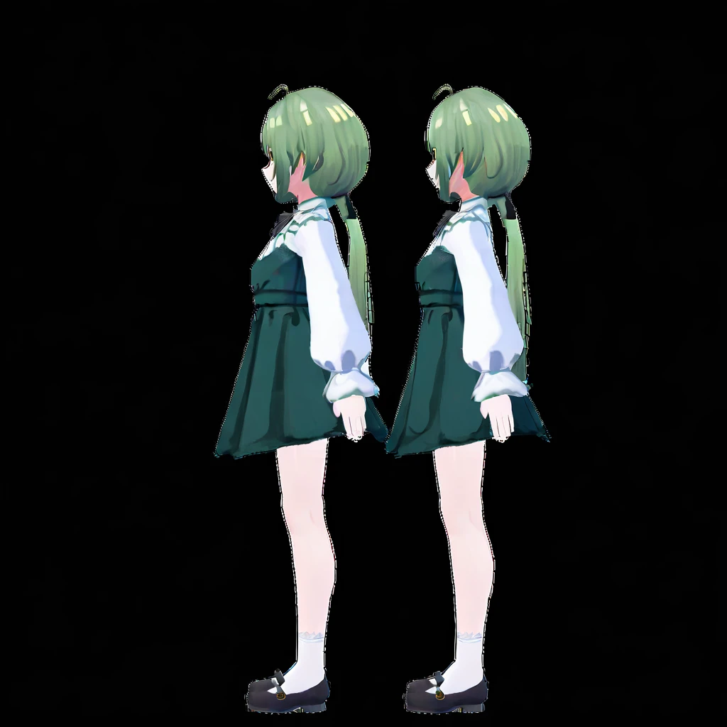 green hair girl V1