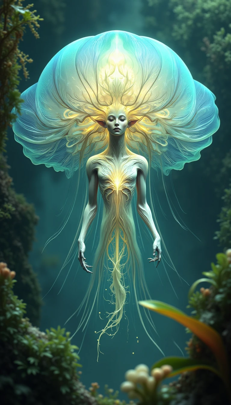Jellyfish Hybrid - Creature Concept - FLUX