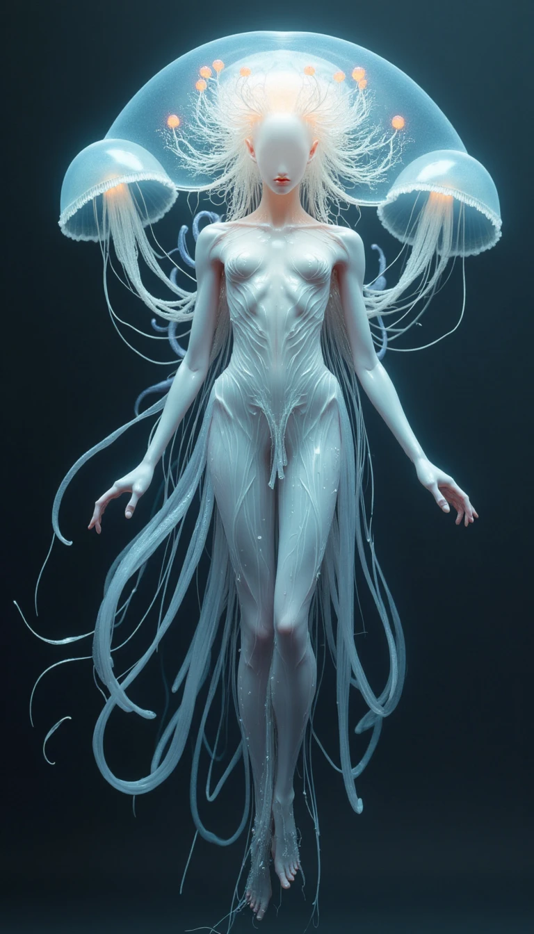 Jellyfish Hybrid - Creature Concept - FLUX