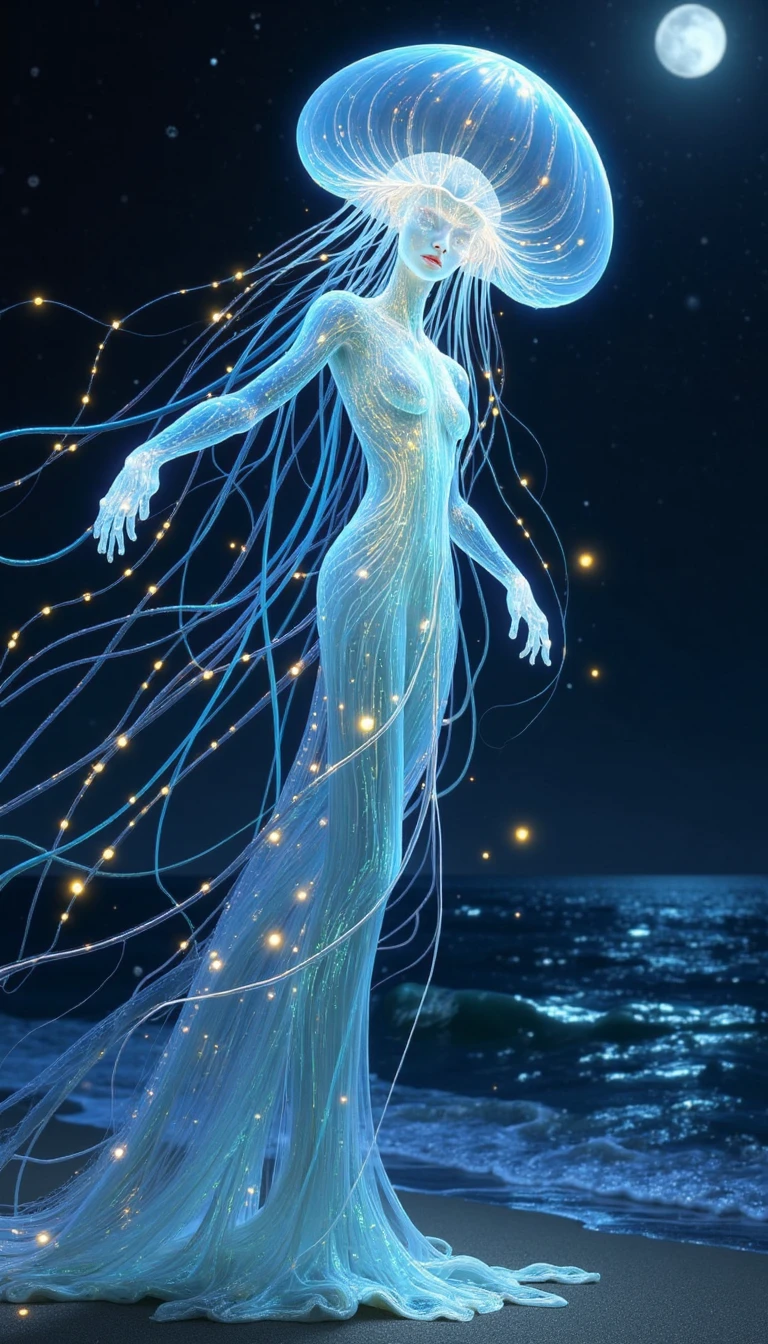Jellyfish Hybrid - Creature Concept - FLUX