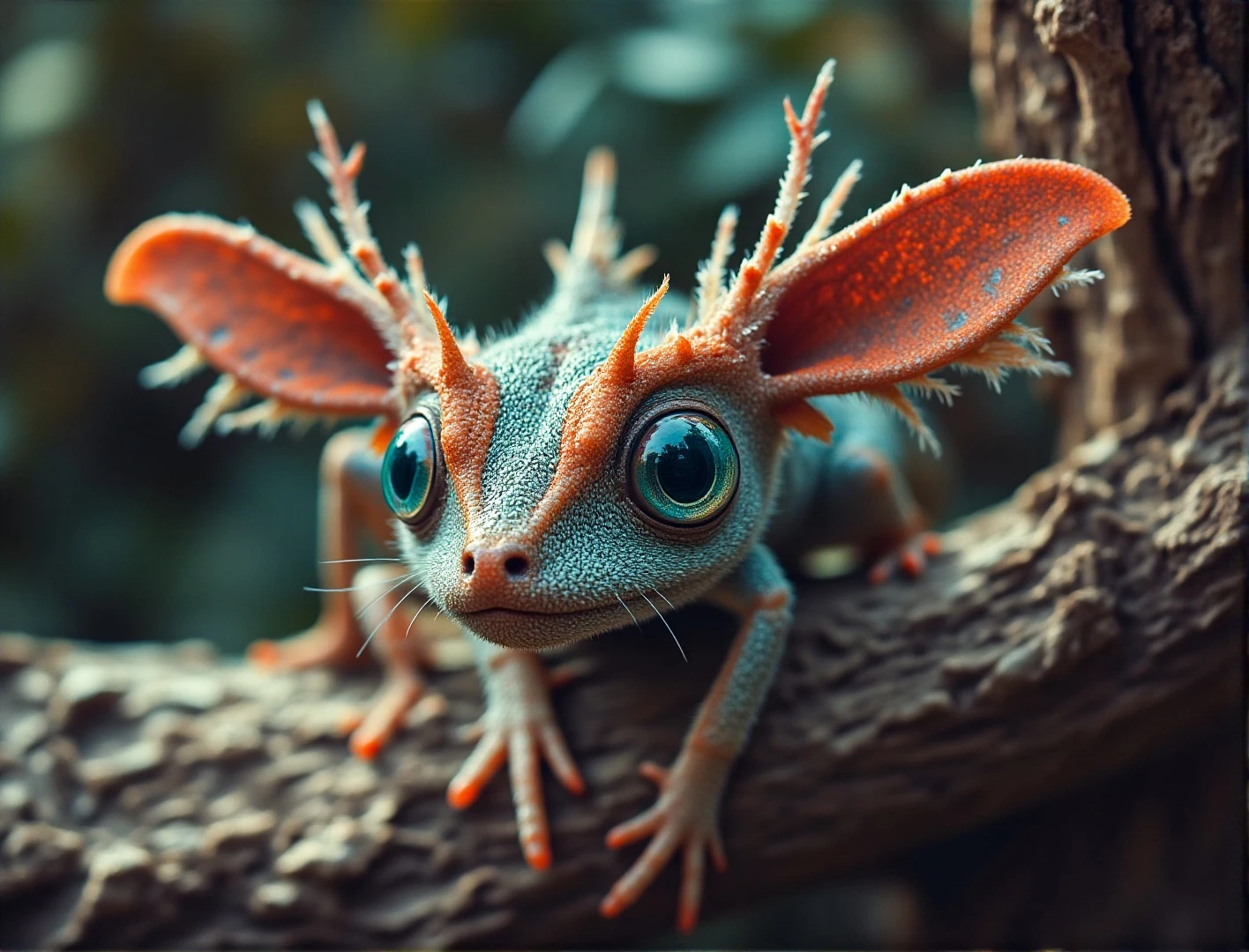 hybrid,(zoomorphism Style:1.4), cute, ultra detailed macro photography by miki asai, wildlife photography, expressive translucent eyes, a diminutive animal, a housed mystical stunning Zoomorphic creature, soft lighting, breathtaking, highly detailed, award-winning, (Zoomorphic fusion creature:1.3), cinematic still shot, kodachrome, uhd, canon eos