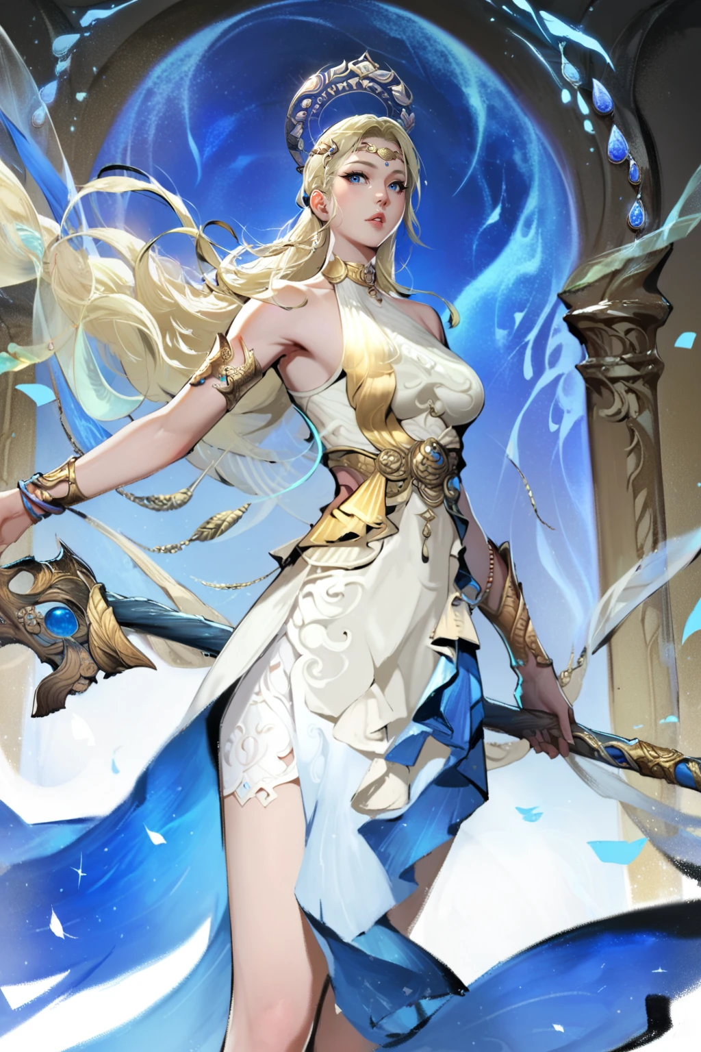 Asgard,valkyrie,Senhora Cavaleiro,Anatomia correta,epic fantasy digital art,tmasterpiece,8k,high-definition resolution,desenho detalhado,Qulidade Superior,, Epic composition,