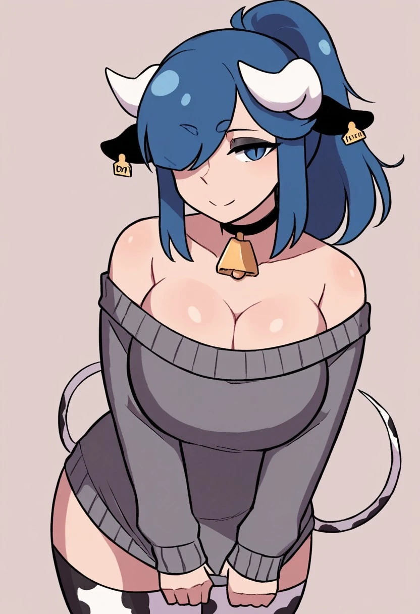 (super fine illustration:1.2),(masterpiece, 8k), (best quality, high quality:1.4), perfect anatomy, hyper detailed, ultra detailed,perfect design, (hyper very super ultra huge big large gigantec enormous boobs), light smile, closed mouth, black hair, twintail hair,black eyes, slender ,cow girl,mid-waisted lady,
