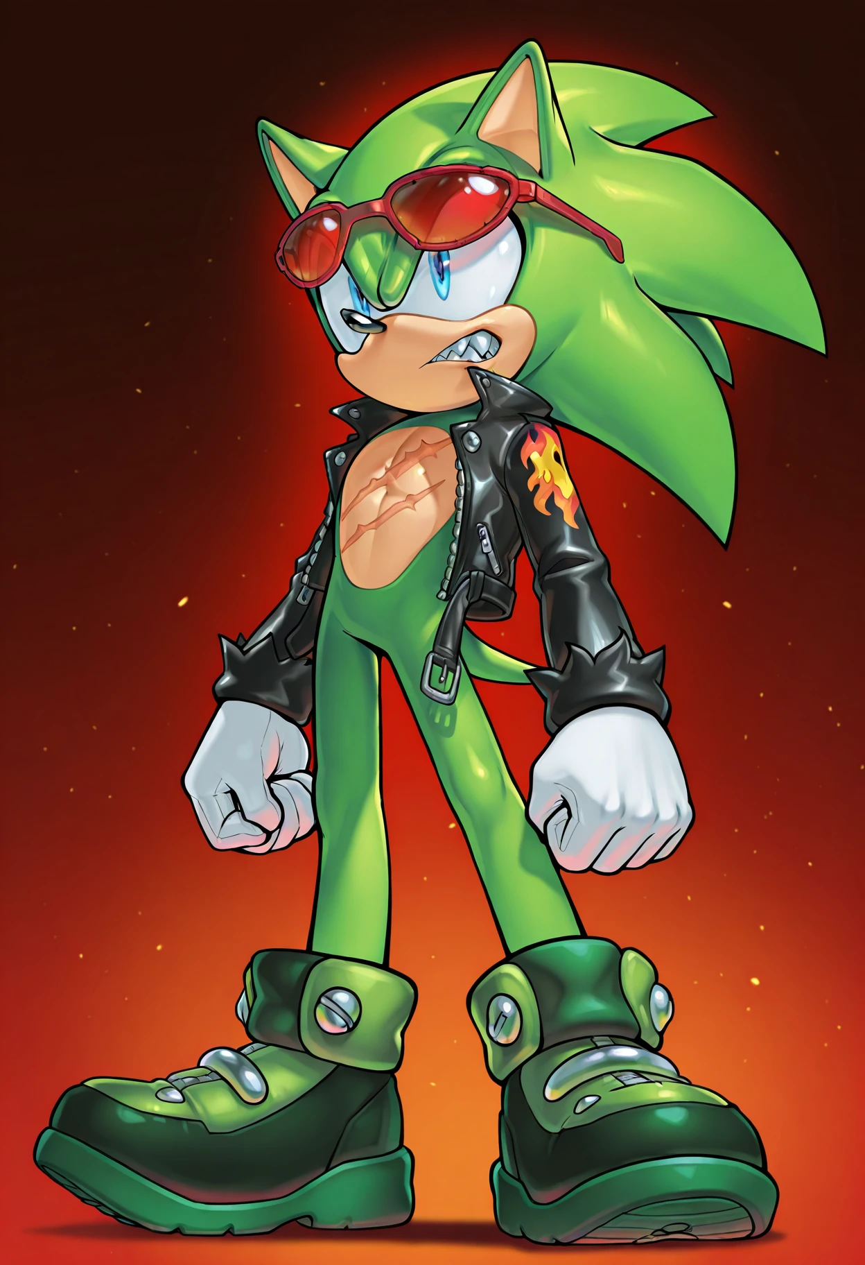 Sonic the hedgehog by on devite - SeaArt AI