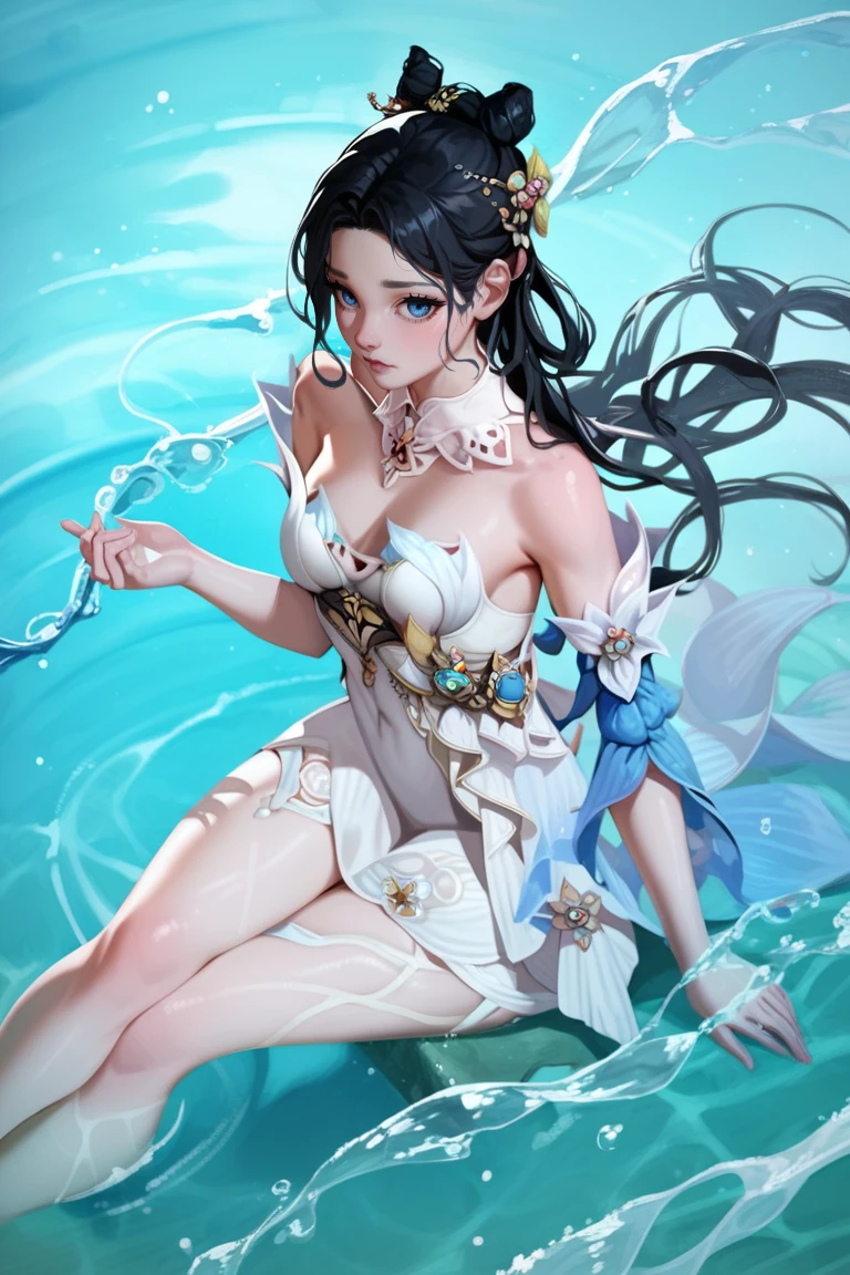 Underwater world Atlantis,abyssal,Mottled sunlight,coloured with lots of colour,Underwater world,cold shades,Epic reality,(hdr: 1.4),1female,45 yers old,Married Woman,熟妇,extremely large bosom, 独奏,(Background with:deep sea creatures,colorful coral reef,lotus flower) float in the water,(gently smiling)、Hair flows in water、with his long black hair,Side Body,((lay on back,)),Arms spread wide,Hands up,Lying on an orange coral reef,Gentle eyes,Charming eyes,beatiful detailed eyes,Bright pupils,Black eyes(((tmasterpiece),(Very detailed CG unity 8K wallpaper),best qualtiy,cinmatic lighting,detailed back ground,Snow-whiteskin,Redlip(Very fine and beautiful),,ultra - detailed,tmasterpiece,))facing at camera,A high resolution,ultra - detailed),revealing breasts,Bare genitalia, Bulge,legs are open,Camel toes,Desire for dissatisfaction,Sexy gesture,frontage,(Wearing:see-through school uniform,Bare ,)Barefoot,without wearing shoes,Deep in the ocean,Look down from above,seen from the front,Reduce fat,Drenched Body,(Correct anatomy 1.4)Queen Wind,The Queen's Crown,The left leg is bent,The right leg is straight,