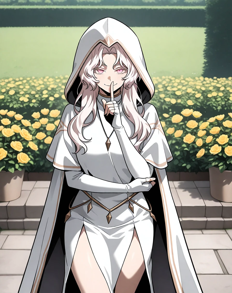 <lora:castlevania_style_offset:1> castlevania style, healing, casting_spell, to plant, sweatdrop, glowing_hands, kneeling, white_cape,, 1girl, solo, wide_shot,, insane details, intricate details, hyperdetailed, ultra detailed, extreme detailed, highest detailed, high_detail, colorful, beautiful, hdr, photorealistic, highres, ultra_high_res, photography, aesthetic, extremely_delicate,, seductive_smile,, (masterpiece:1.3), (best_quality:1.3), (ultra_detailed:1.3), 8k, extremely_clear,, blurry, bokeh, depth_of_field,