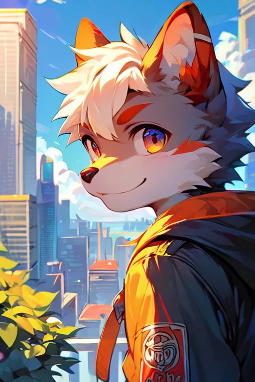 <lora:PFD-FurryDiffusionV1.1.0:0.75>,score_9,score_8 up,score_furry,furry,type furry normal,1boy,teenager,smile,city,bust,looking_at_viewer,