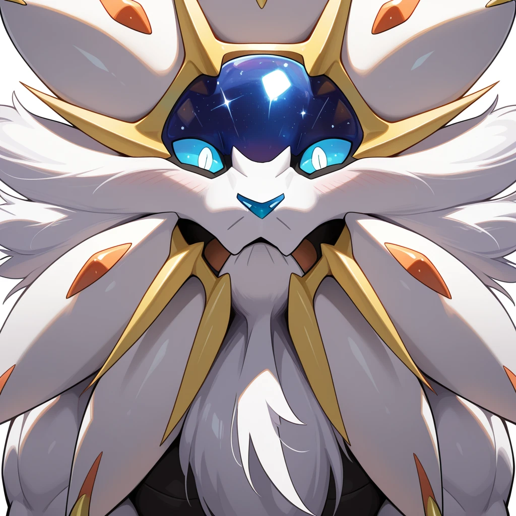 masterpiece, best quality, amazing quality, 1boy, solo, Solgaleo, Close up