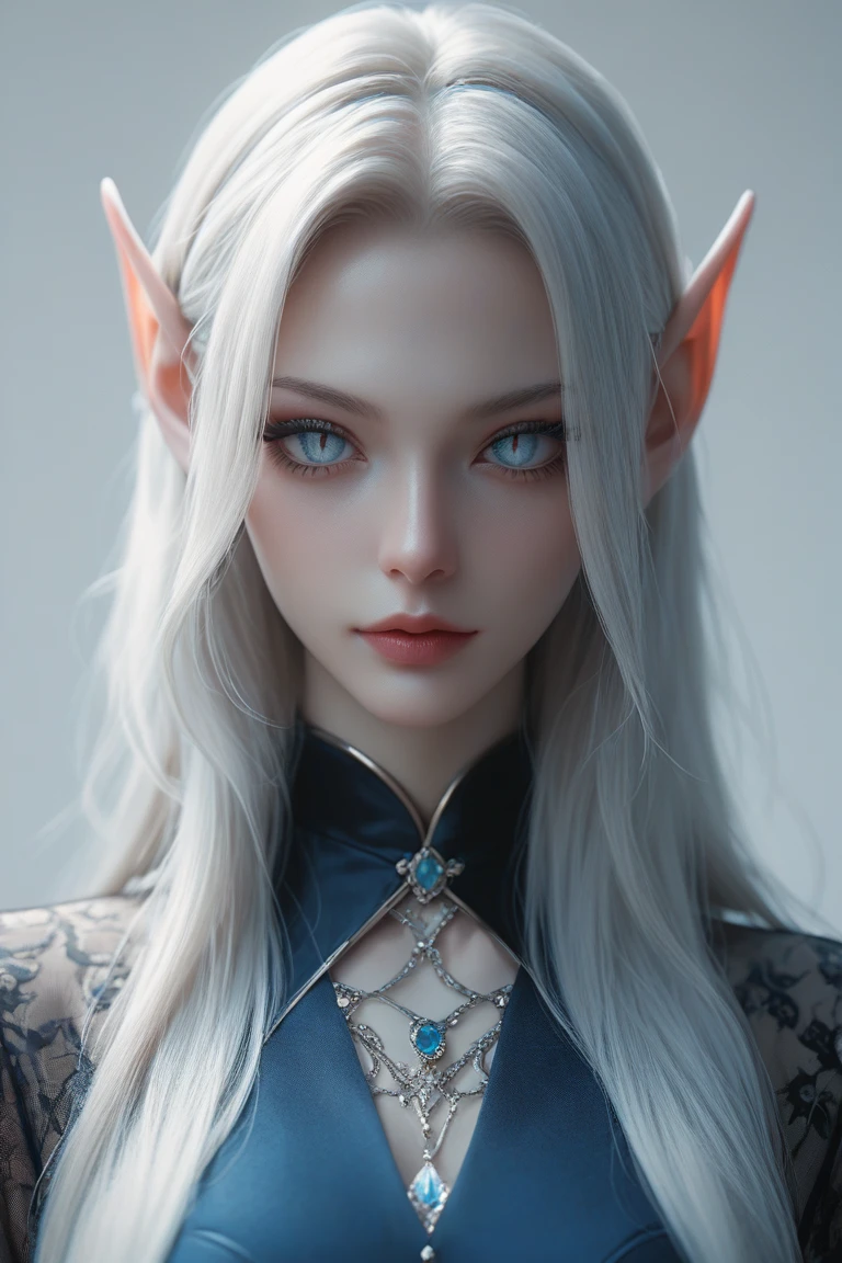 score_9, score_8_up, score_7_up, score_6_up,
((medium body view))
a woman.
eyes with vertically slit pupils,
long pointy ears,
short hair,
formal dress,
(40 years old)
no white background,