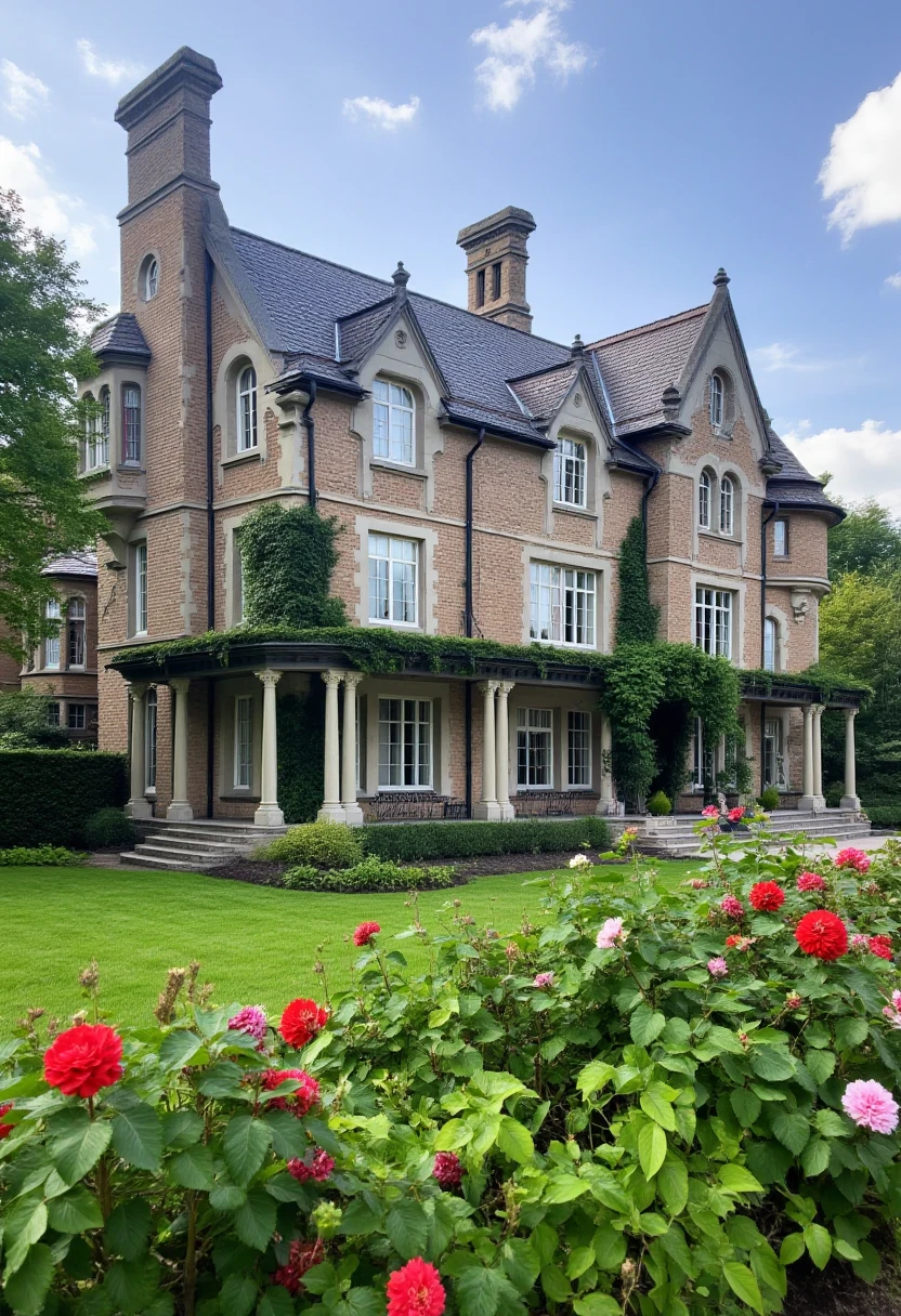 realistic photo of a beautiful mansion shot on an extremely realistic iphone, extremely realistic iphone photo, 1ph0n3, photograph