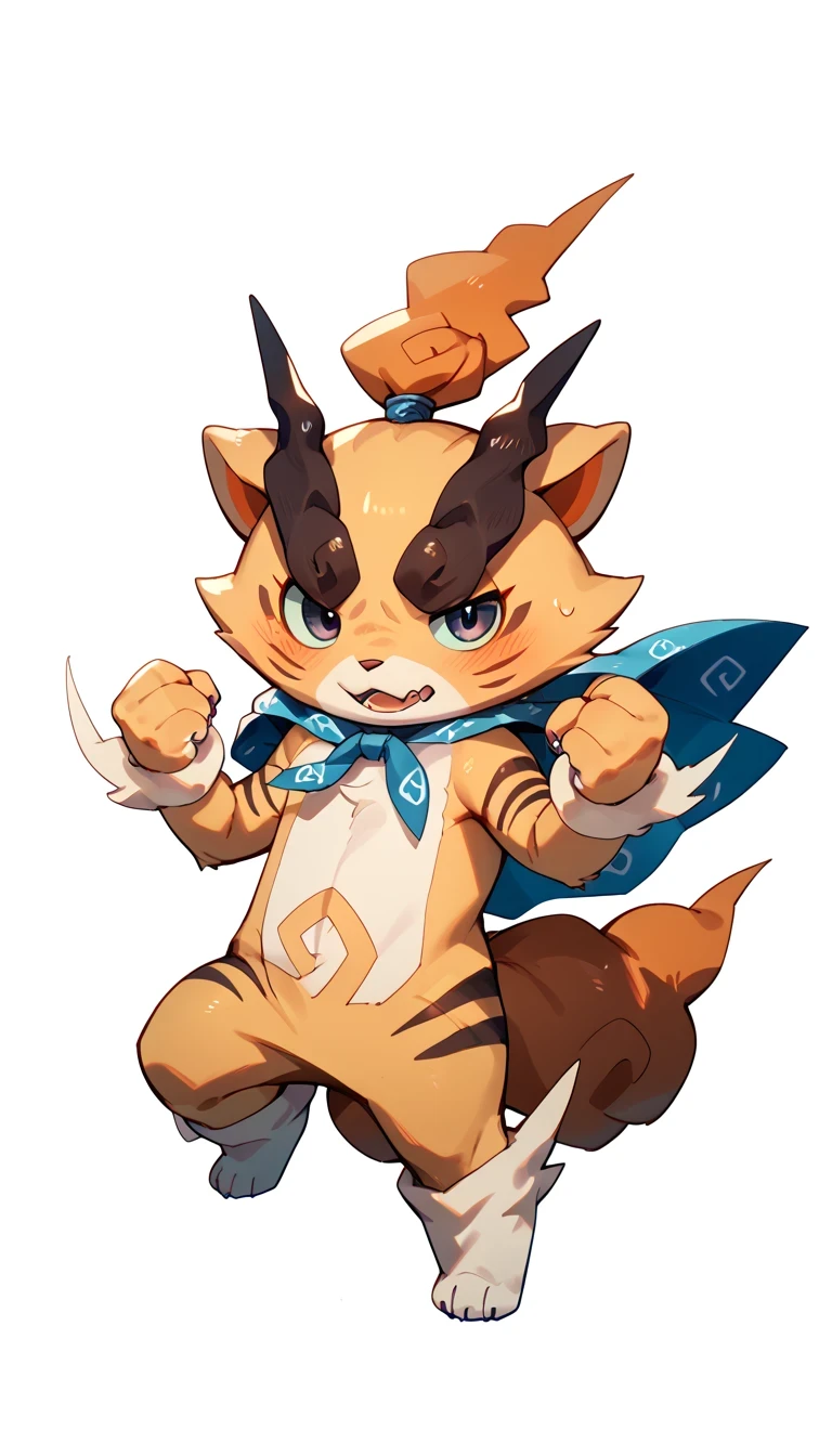 masterpiece, best quality, expressive eyes, perfect face, a man get transformed into white felyne (monster hunter), furry , solo, surpriced, blushed, red baseball cap, naked, nsfw, ecchi, brown eyes, full body, in a magic forest, glitter, embarrassed pose, magic circle on the floor.