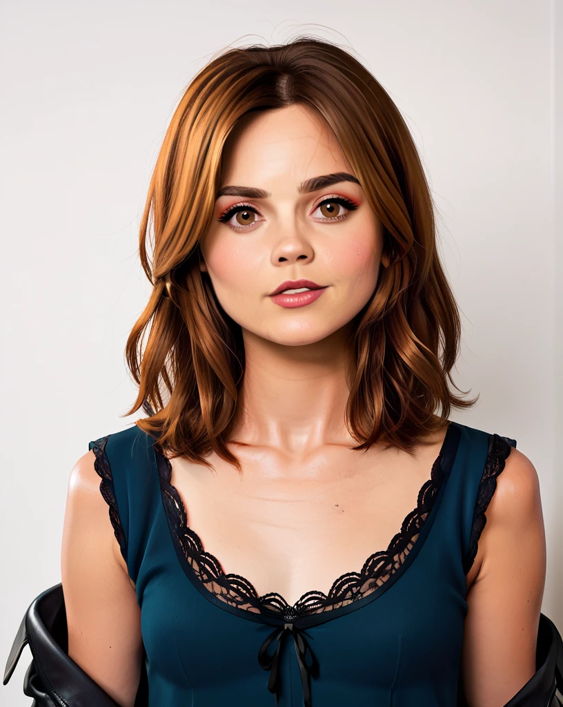 a realistic photograph of beautiful (T4b1th4:1.1) woman sitting on a couch,wearing a (gray dress),facing the viewer,portrait,(perfect long hair),(red lipstick),simple background,rich details,hyper realistic,intense,highly detailed,face_focus,looking_at_viewer,PA7_Portrait-MS,<lora:T4b1th4_05A-000002:0.9>,