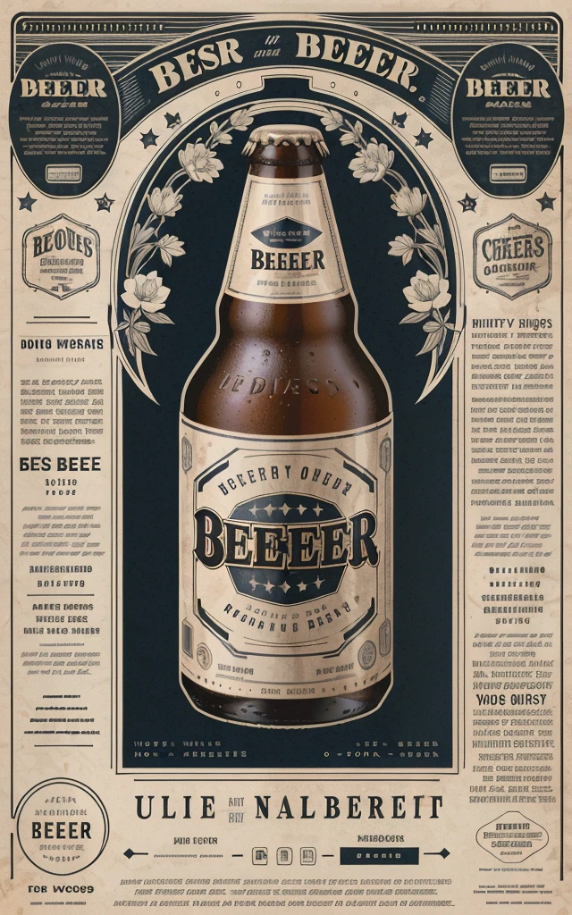 best quality,masterpiece,highly detailed,ultra-detailed,
<lora:neg9V2_8:0.25>
<lora:vintage-poster:1> vintage poster, advertisement of beer, on newspaper, vector arts,no humans, text, text focus,