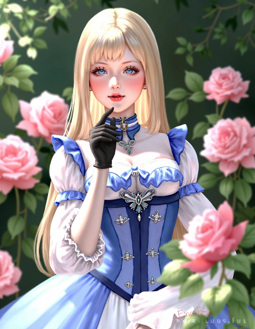A cute boy with a lovely face dressed like a princess, wearing an elegant and frilly dress, with a tiara on his head, detailed background, beautiful, ultra-detailed, high resolution, photorealistic.