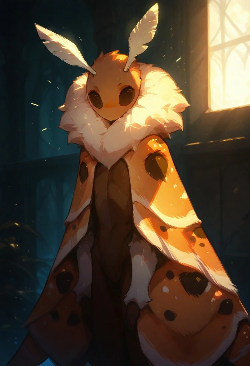 (masterpiece), best quality, expressive eyes, perfect face,
, (masterpiece), (solo,), 1boy, solo, flat chest,
detailed background
Avil, moth, anthro, tail, antennae, brown skin, hollow eyes, neck fur, standing,