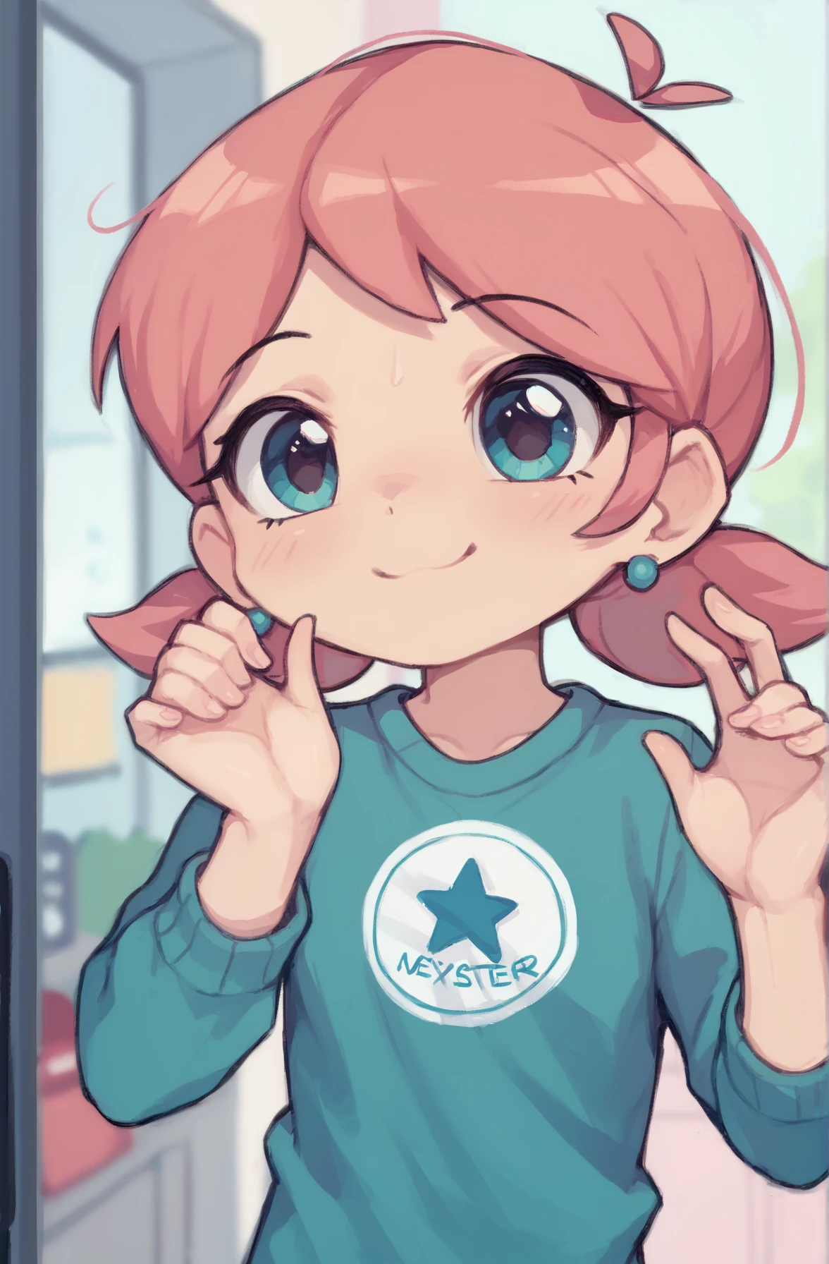 masterpiece, high quality, score_9, score_8_up, 1girl, solo, yepmelon, handfixer, good hand, ((cute)), , <lora:HandFixer_pdxl_Incrs_v1:0.7>,<lora:ALTXL_pony_0061_8:1>,<lora:Yep_Melon_Style:1>