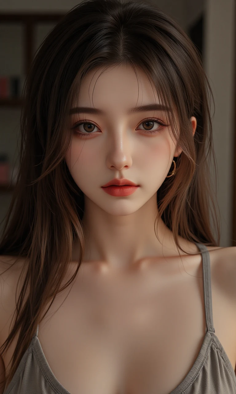 A photorealistic image of a woman