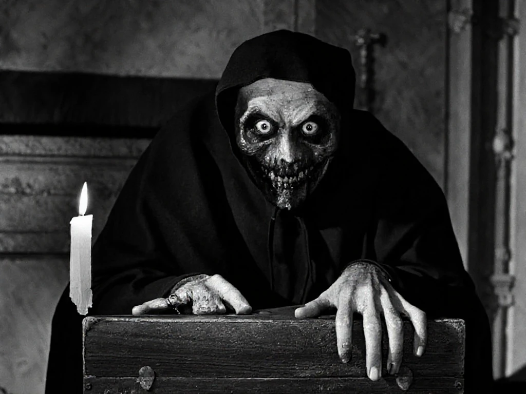 dark scary horror 1980s black and white sketch Halloween background with ghost，tombstone，wlitch