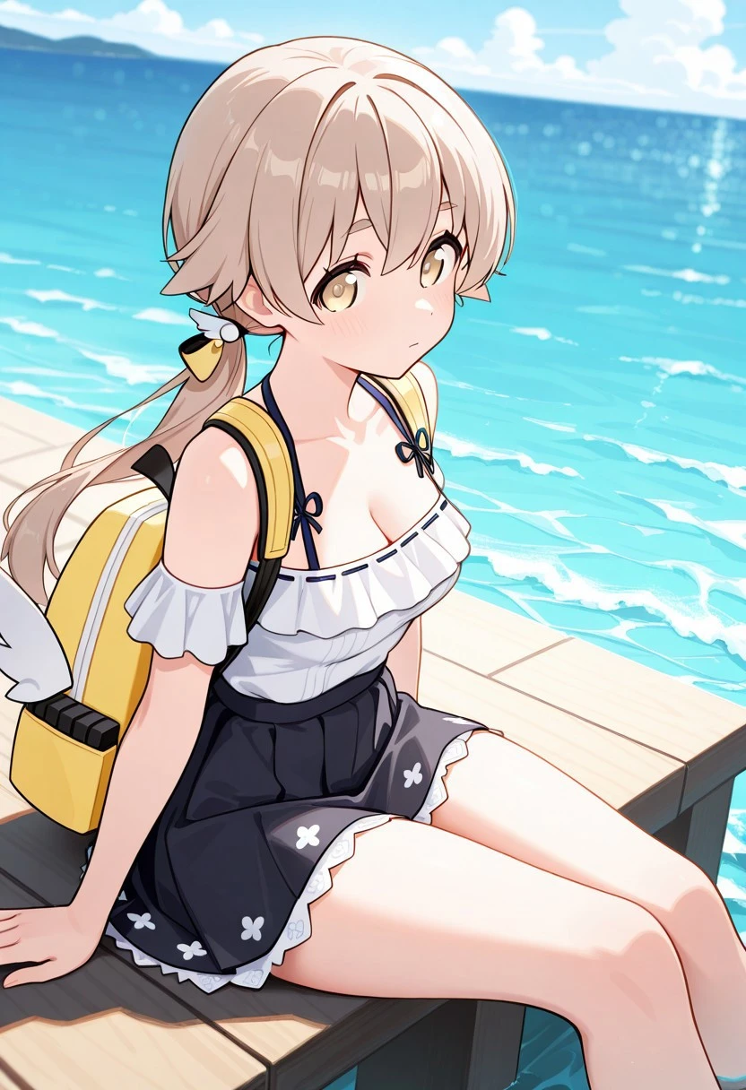 High resolution、(Cat ear)
one beautiful young woman、
(Soft saturation:1.3)、(pale skin:1.2)、
(very detailed background、detailed background)、Bokeh、
break,Portrait of a smiling girl, blonde,。Seen from the front、symmetrical configuration。
White swimsuit staring with serious eyes、white bikini、big breasts、
outside the house、sea surface、sky sky、Light of the sun、summer beach、sandy beach、
Strong light always on、
( by becoming:1.3)、(cowboy shot:1.2)、Break angle from the front、
looking at the viewer、
dynamic pose、
sitting on the seaweed on the beach、seaweed、seaweed、seaweed、seaweed、seaweed、seaweed、
In 8K、highest quality、masterpiece、Super detailed、超High resolution、anime style、1 female、girl' room、Brightly printed ruffle shorts Brightly printed frill bra、calm room、Lens flare、(Cat ear)、Bob cut blonde hair、big breasts、Turn around in embarrassment、fuck from behind、I can see your butt、bright black ribbon panties (Cat ear)、Bob Cut Blonde Hair、big breasts、Smile and laugh with your mouth open、Turn up the skirt、I can see black panties