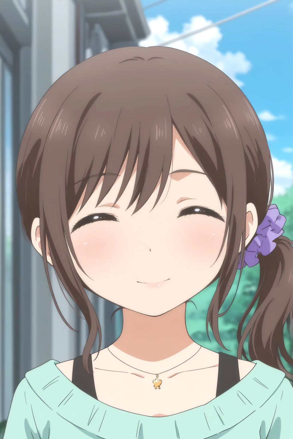 yuuko sayama <lora:Shoujo Ramune-illu:0.8>