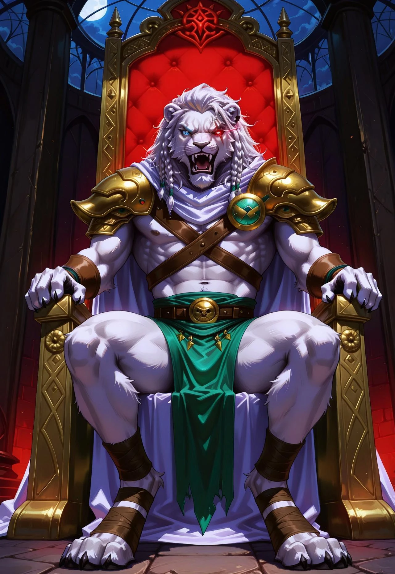 Ajani Goldmane (Magic the Gathering) Illustrious + Pony Pony V1
