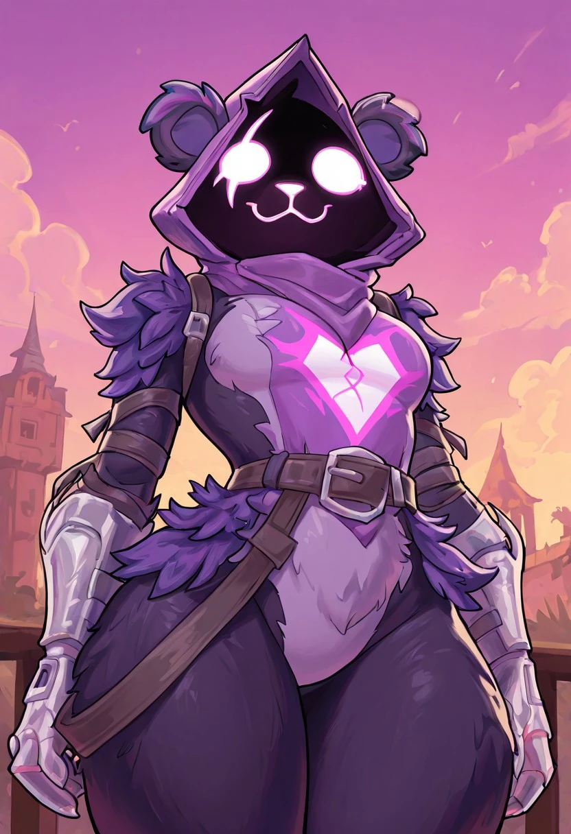 masterpiece,best quality,amazing quality,very aesthetic,high resolution,ultra-detailed,absurdres,newest,detailed fur, raven_team_leader_fortnite, anthro, furry, 1girl, cowboy shot