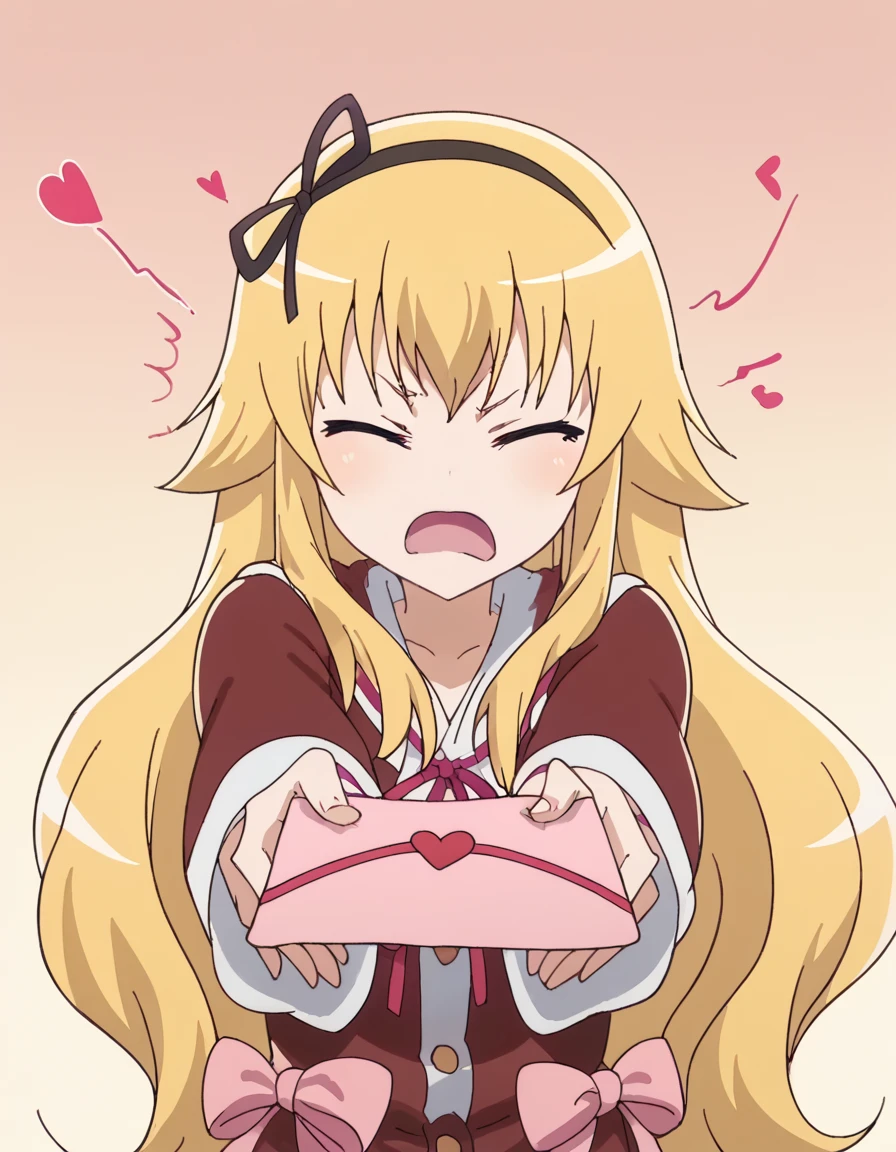 score_9, score_8_up, score_7_up, source_anime, <lora:konoha-suetsugi-s1-ponyxl-lora-nochekaiser:1>, konoha suetsugi, long hair, blonde hair, yellow eyes, hairband, hair flaps, medium breasts, anime screencap,, <lora:love-letter-ponyxl-lora-nochekaiser:1>, love letter, heart, valentine, letter, confession, incoming gift, outstretched arms, closed eyes, shouting,, , cowboy shot, solo