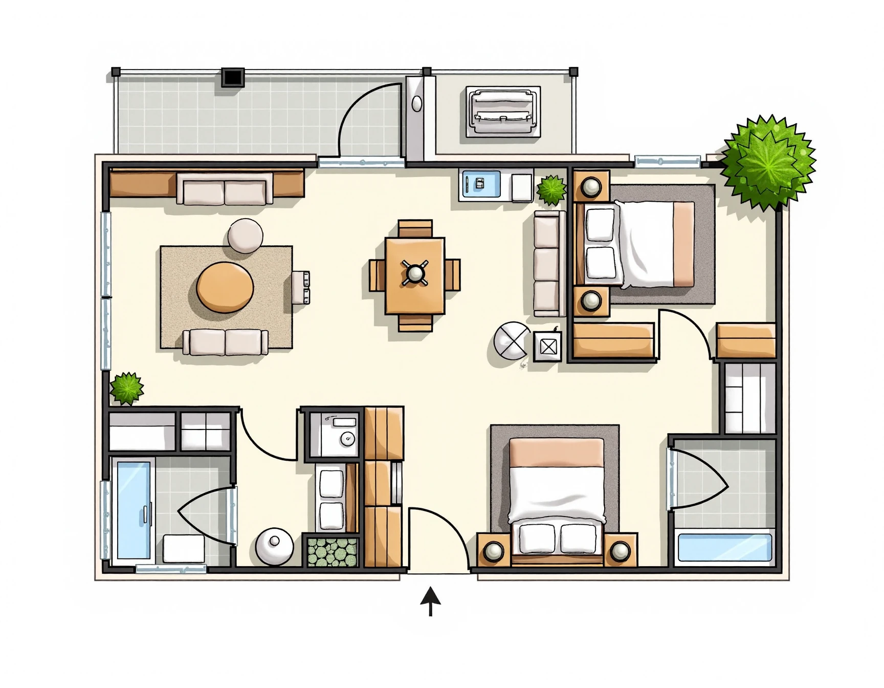 <lora:JJsFloorPlan_Flux:1> ,(floor_plan), , ((best quality)),((masterpiece)),no humans, (2D), door, plant, sink, bathroom, comic, window, indoors, tiles, table, flower, toilet, potted plant, bed, , white background, ((water color)),enough detail, high resolution,highly detailed, high quality,