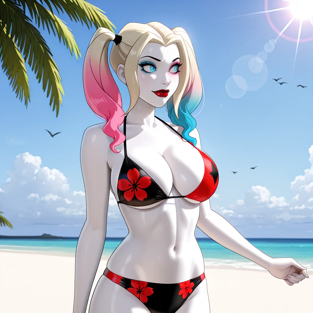 (obra de arte, melhor qualidade:1.2),   Harley Quinn (renascimento), 1 garota, Sozinho, twintails, shorts,, cabelo loiro, cabelo multicolorido, luvas, inventar, seios, fingerless luvas, umbigo, olhos azuis, barriga, batom, cabelo rosa, , decote, cabelo gradiente, pele colorida, acima da altura dos joelhos, pale skin, gargantilha, seios CHEIOS , open jaqueta, coxas, esmalte, Pele branca, unhas vermelhas, asymmetrical pants, corte superior, dutch angle, pernas cortadas, standing, ao ar livre, eituda female just huge breasts looking at the viewer mature female milf nipples topless red eyes seductive seductive look sitting topless topless female , Dc DC Quadrinhos Arlequina (Series) busty female just huge breasts looking at viewer mature female milf nipples Harley Quinn huge breasts out, seios enormes sentada pernas cruzadas, Praia Mulheres, sorriso sensual tits para fora, olhos holograficos azuis, quadris, adulto, abdomen, Harley Quinn Suicide Squad Naked Body, corar 1meninas, sexo, Antihero, buttocks Anti-heroine beach big breasts Blonde Hair Blue Eyes Busty Camel Curvaceous Curvy Curvy Figure Eyebrows Eyelashes Female Eye Women Only Hair Hips