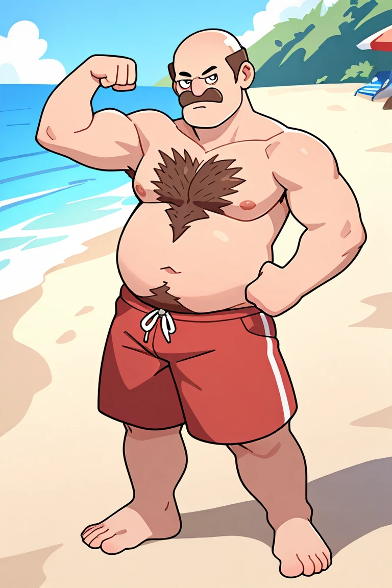 ((((a fat bearded man zangief personagem do jogo Street fight 6))),walking barefoot on the beach ((wearing only red swim speedo)),(he doesn't wear a t-shirt),(he doesn't wear shorts), sunglasses, smiling, holding a glass of wine, short white hair, watch on the wrist, Nordic bracelets on the wrist, Nordic cord around the neck, incredible clouds in the sky, reflection of the sun, low angle of the image.)))), arte conceitual hiper detalhada, arte premiada, fine and precise character construction. Obra prima. Ultra detalhada a imagem em 8k. The minute details of the image make it even more incredible for the viewer.                   sentido muito prazer, corpo muito suado, extreme body sweating gesturing speaking expressing oneself with hands. Big tongue laughing. Genital Masculino tamanho largo exagerado GG comprido e norme .Genital Masculino tamanho hiper longo, genital Masculino tamanho Gigantescos, genital Masculino tamanho anormal, genital Masculino super comprido, Grande porra, Gozar muito, Goza ).                   ejaculando exageradamente, Gozando sem limites, Jorrando jatos de esperma da glande peniana, 