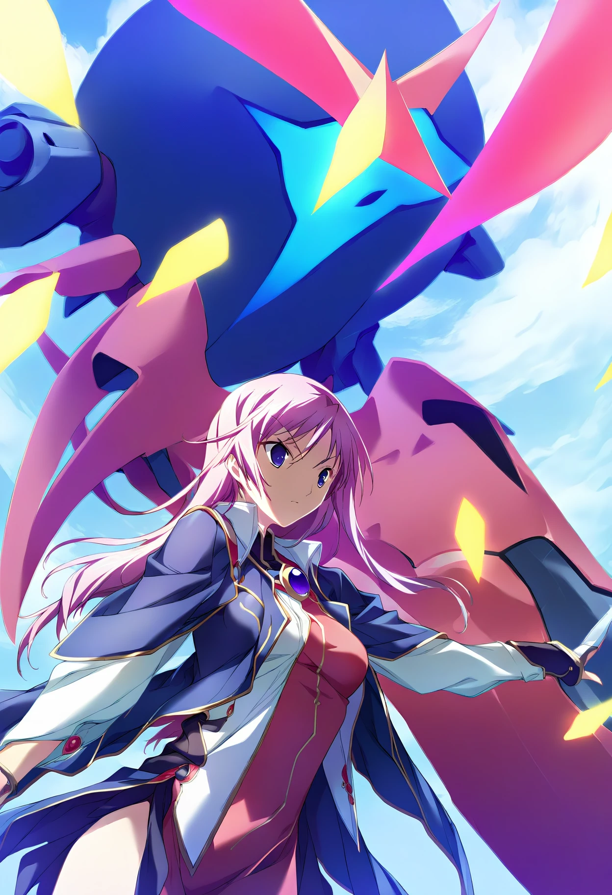 score_9, score_8_up, score_7_up, source_anime, high res image, masterpiece, best quality, 1girl, blue eyes, shirt, long hair, pink hair, purple eyes, , <lora:kikuchi-seiji-style-pony_v1.0:1>