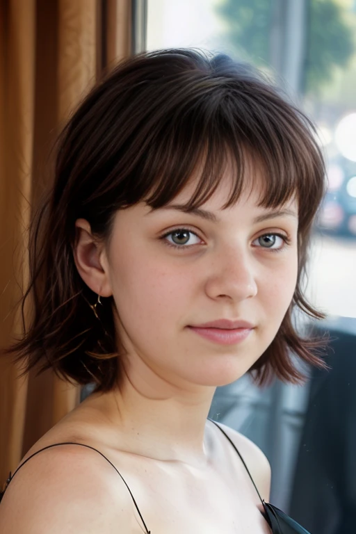 <lora:TinaTomaSD:0.9>, A portrait of a woman's face and shoulders, wearing modest and elegant clothing, soft, natural light, realistic skin textures, smooth bokeh