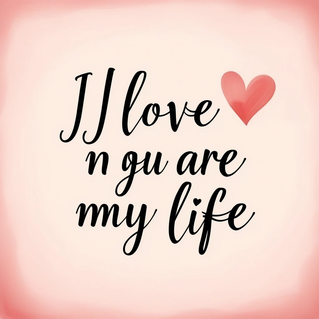 💖 Romantic Love Text & Font