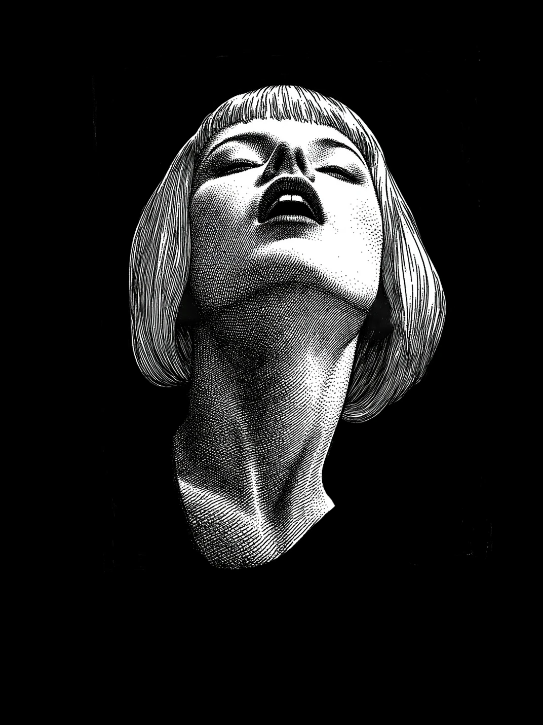 Apollonia Saintclair Style: Neo-Noir Ink Drawing v1.0