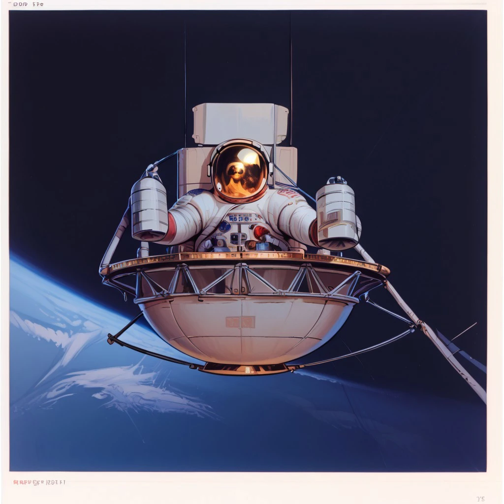 score_9, score_8_up, score_7_up, score_6_up, score_5_up, score_4_up, Gold_Visor, life_support_unit, Skylab_Suit, DVD still from 1981 dark fantasy sci-fi film "Skylab", Astronaut enters the Skylab space station, Apollo, 1981, helmet, space, spacesuit, astronaut, faceless