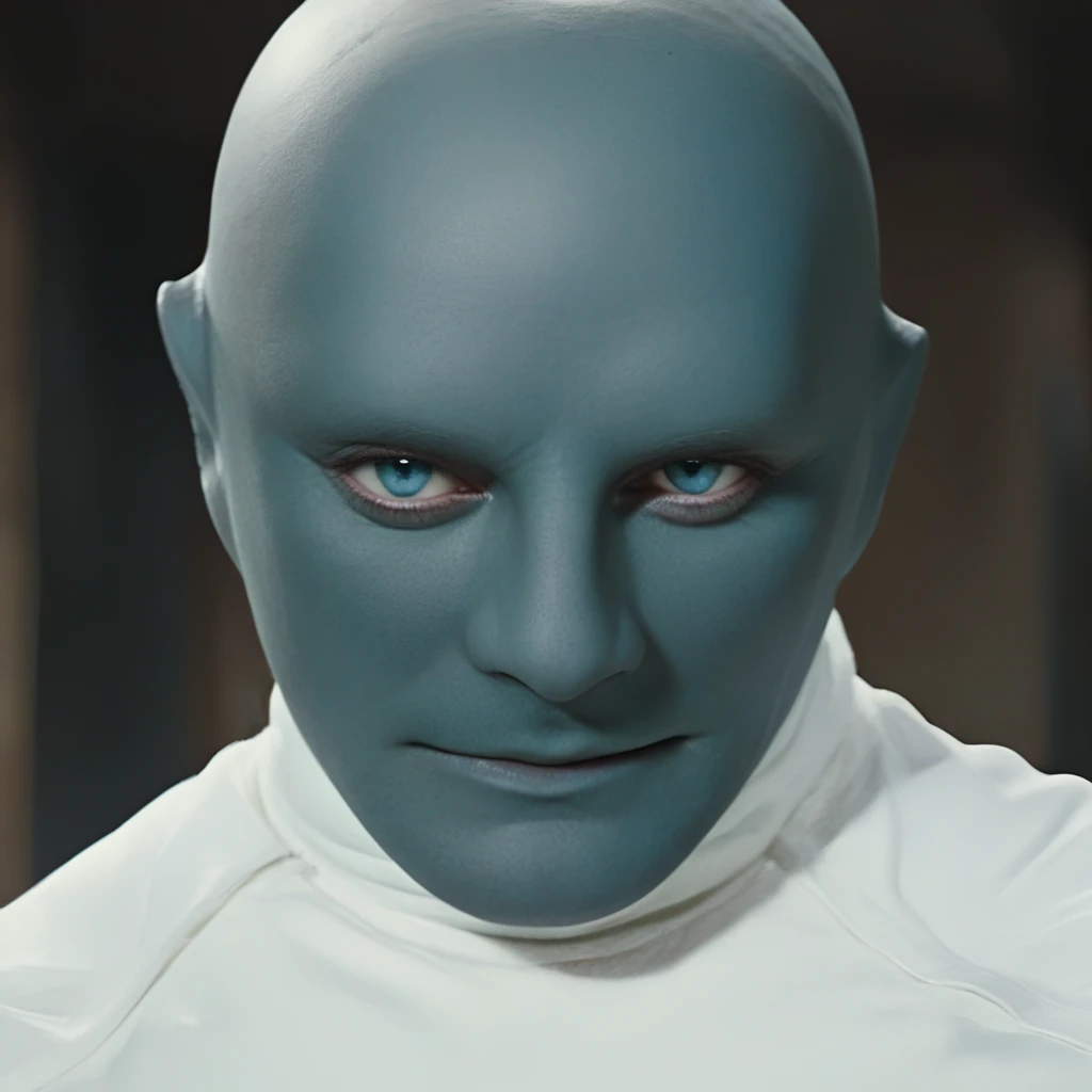<lora:Fantomas_SDXL:0.8> fantomas, a bald hairless beardless cool manly muscular lean attractive handsome man with blue eyes, strong jawline, even pupils and smooth skin wearing white clothes, black leather gloves and a (((blue full-head mask))), exterior, best quality, best resolution, extremely detailed, detailed face, detailed eyes, masterpiece, crisp focus, 4k, detailxl eyedetailpxl