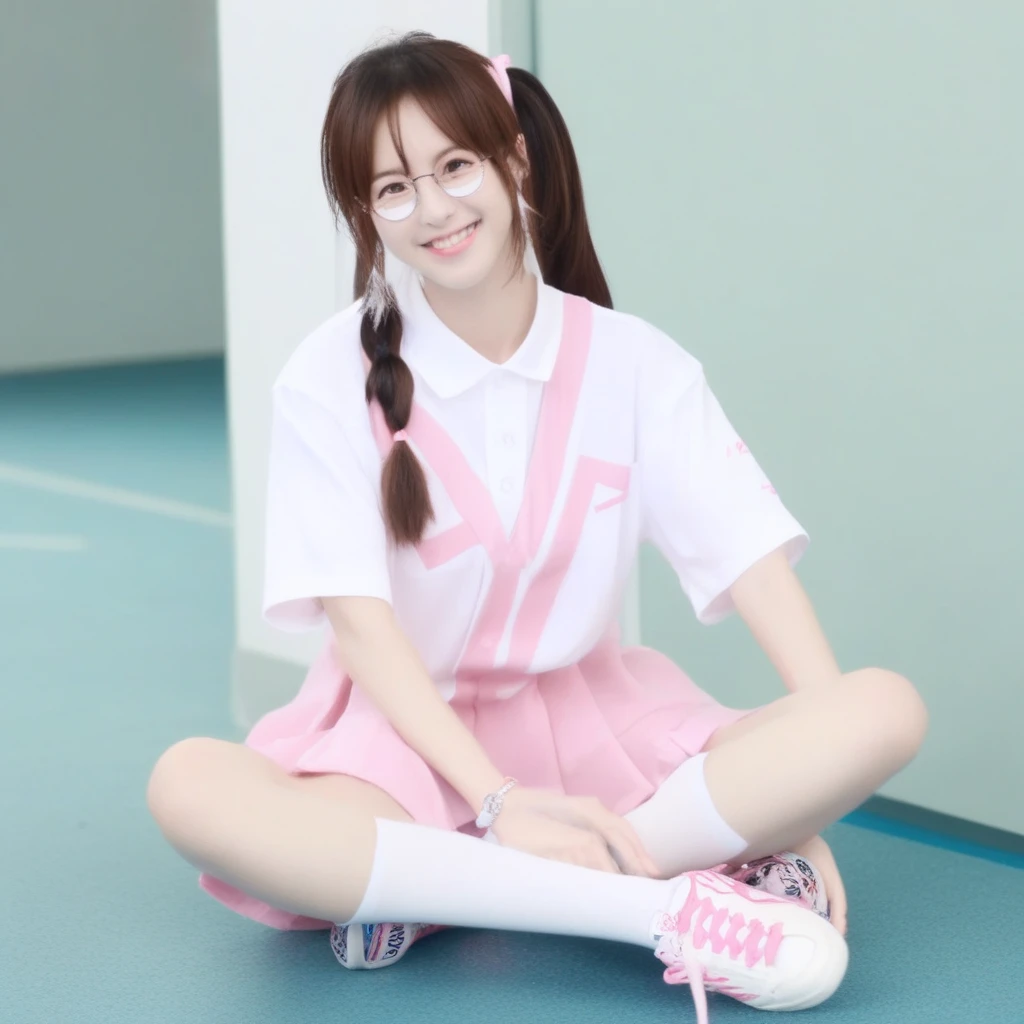 (ultra-detailed CG, masterpiece quality, high resolution), adorable girl, (black hair: 1.2, long hair, cute outfit), (sparkling eyes, shy expression), dynamic pose, glowing stars background, (cute animals+flowers: 1.3), soft pastel colors, (bokeh+ shallow depth of field)