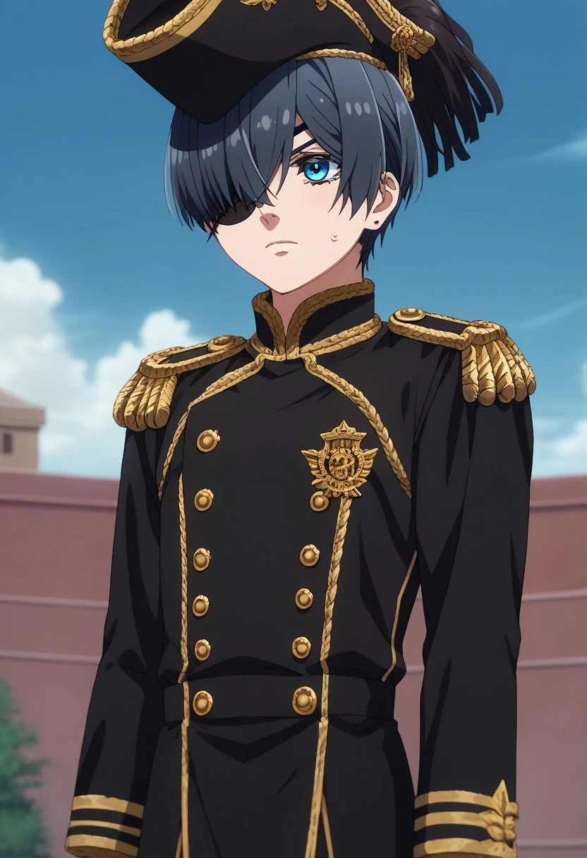 score_9, score_8_up, score_7_up, source_anime, rating_safe, , anime screencap, anime coloring, official style, looking at viewer, , 1boy, solo, male focus, <lora:guren_ichinose_pony:0.88>, guren_ichinose, black hair, purple eyes, short hair, hair slicked back, bangs, focused, stone road, day, sunny, legs up, sparkling eyes, ranger costume, <lora:sdxl_lightning_8step_lora:1>